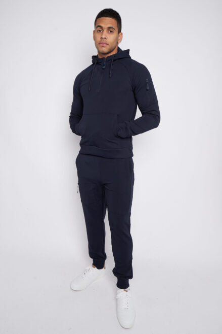 Stylish half zip tracksuit