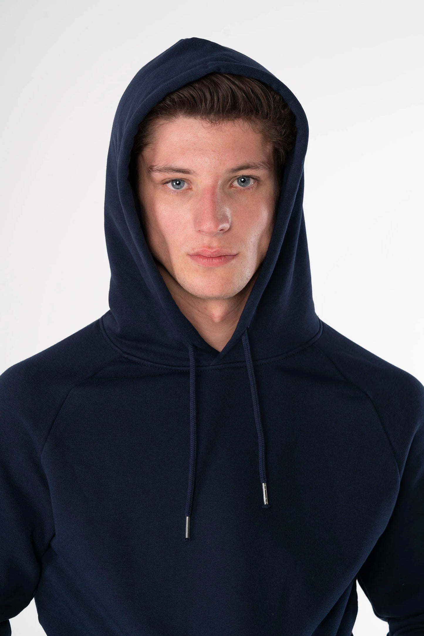 Sustainable organic cotton navy tracksuit
