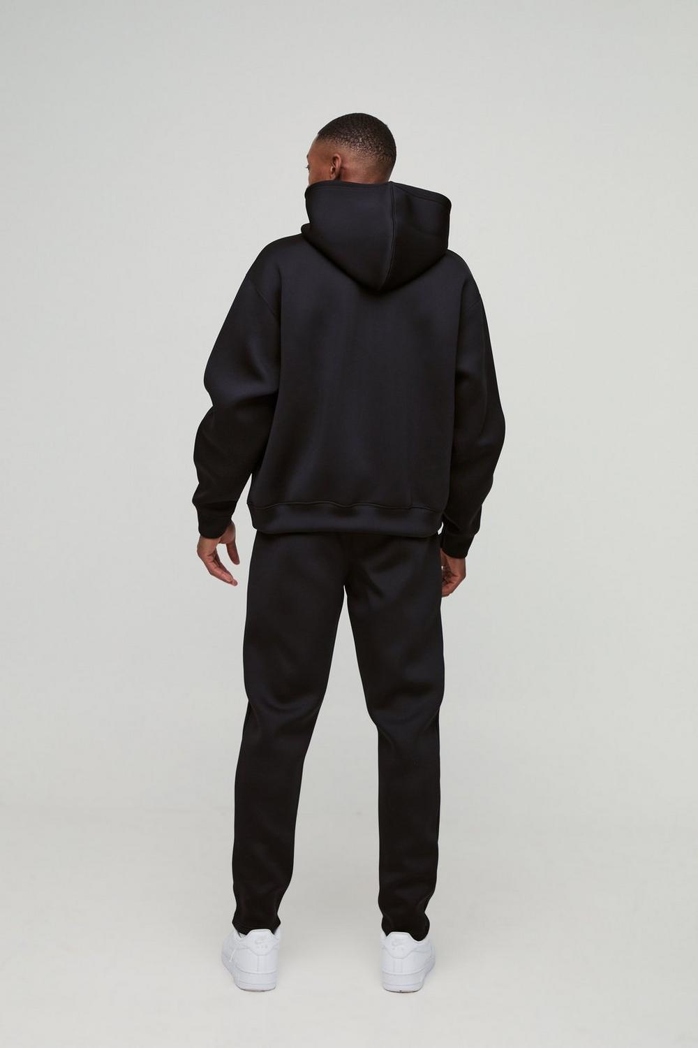 Unisex black tracksuit
