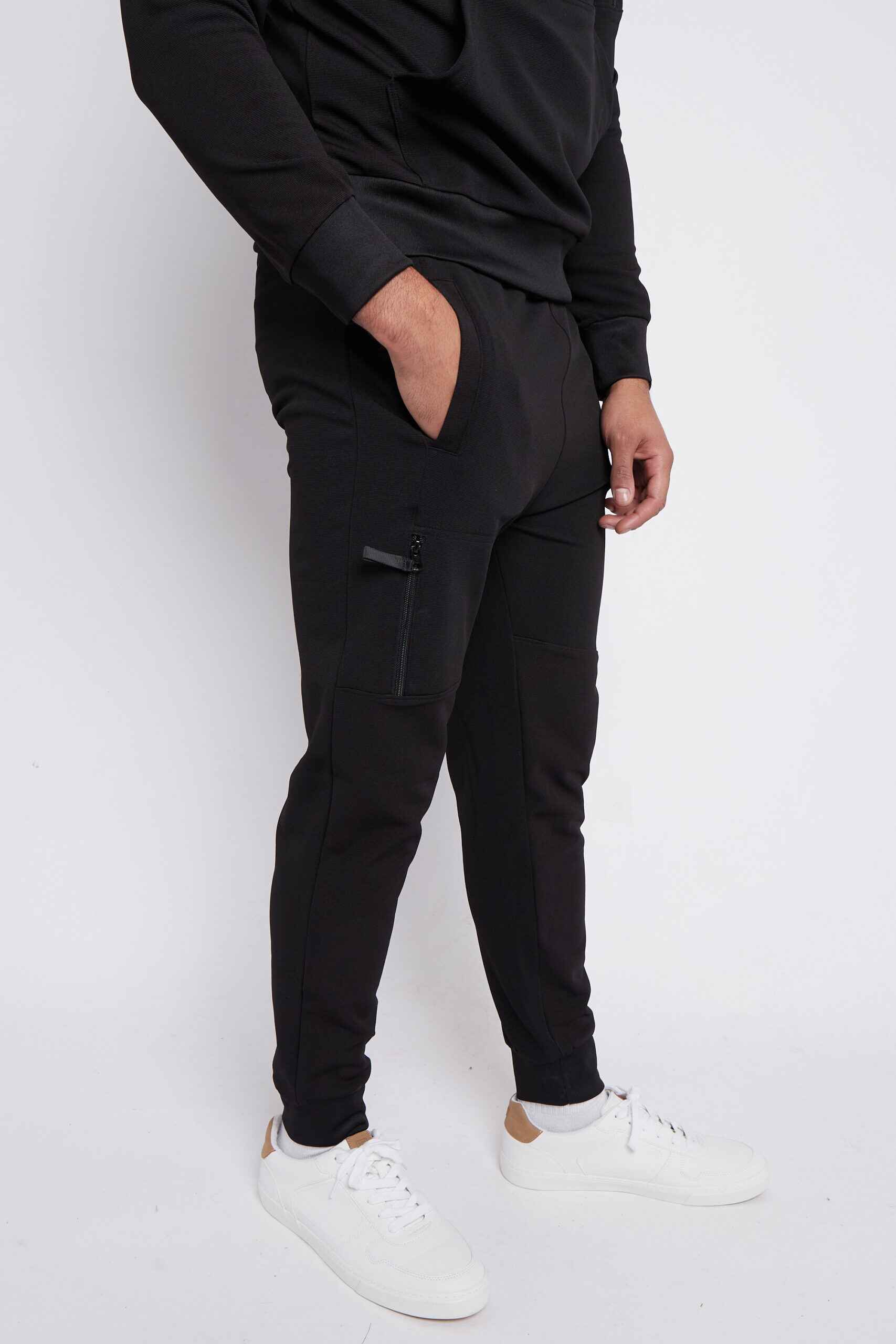 black mens tracksuits