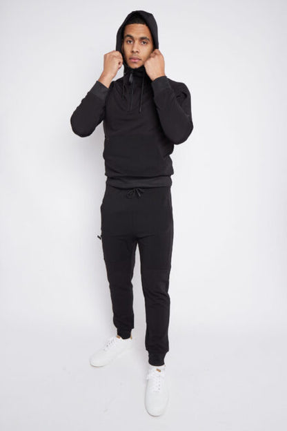 black tracksuit