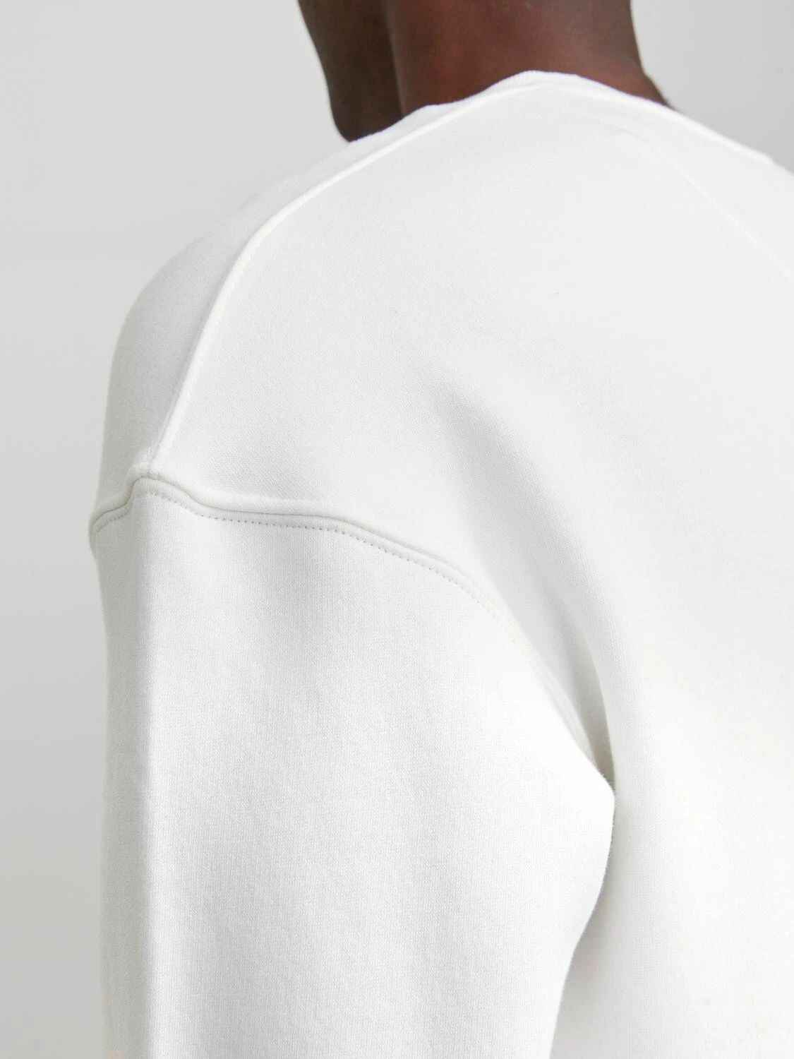 long sleeve white sweatshirt​