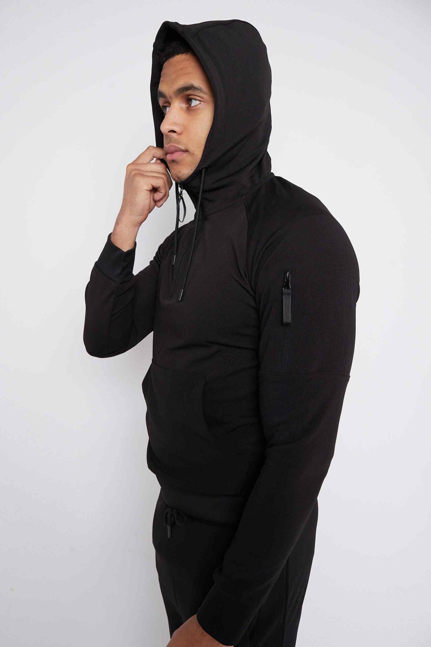 mens black tracksuit