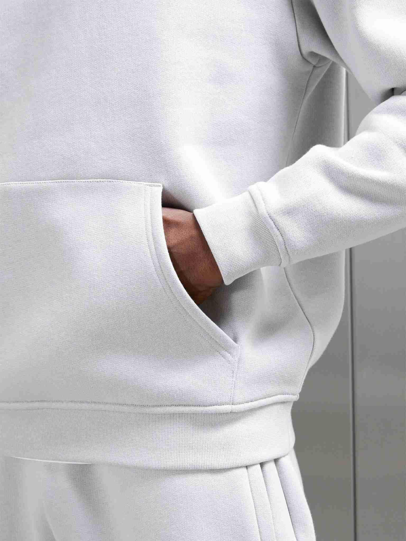 mens white hoodie