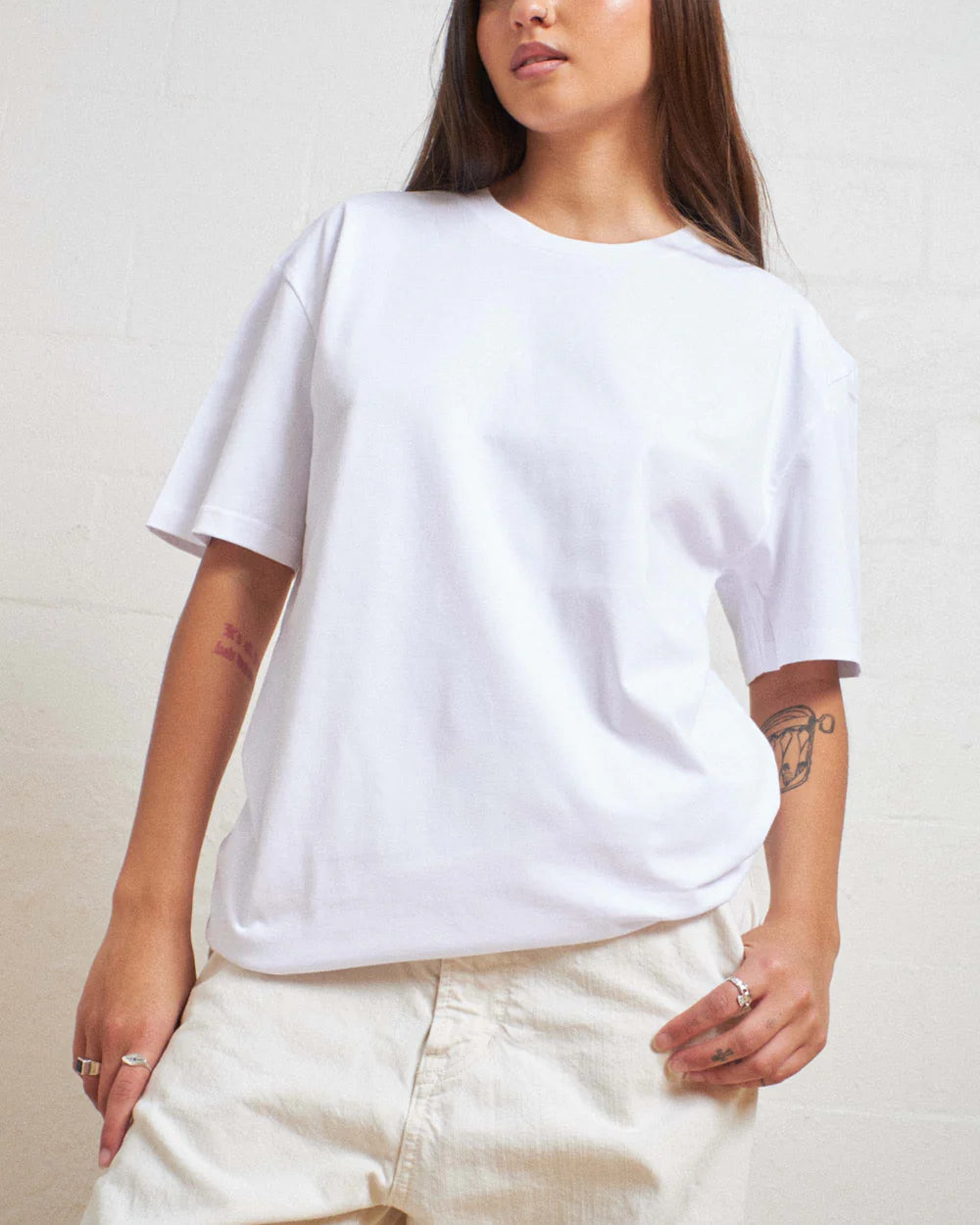 white t shirt women